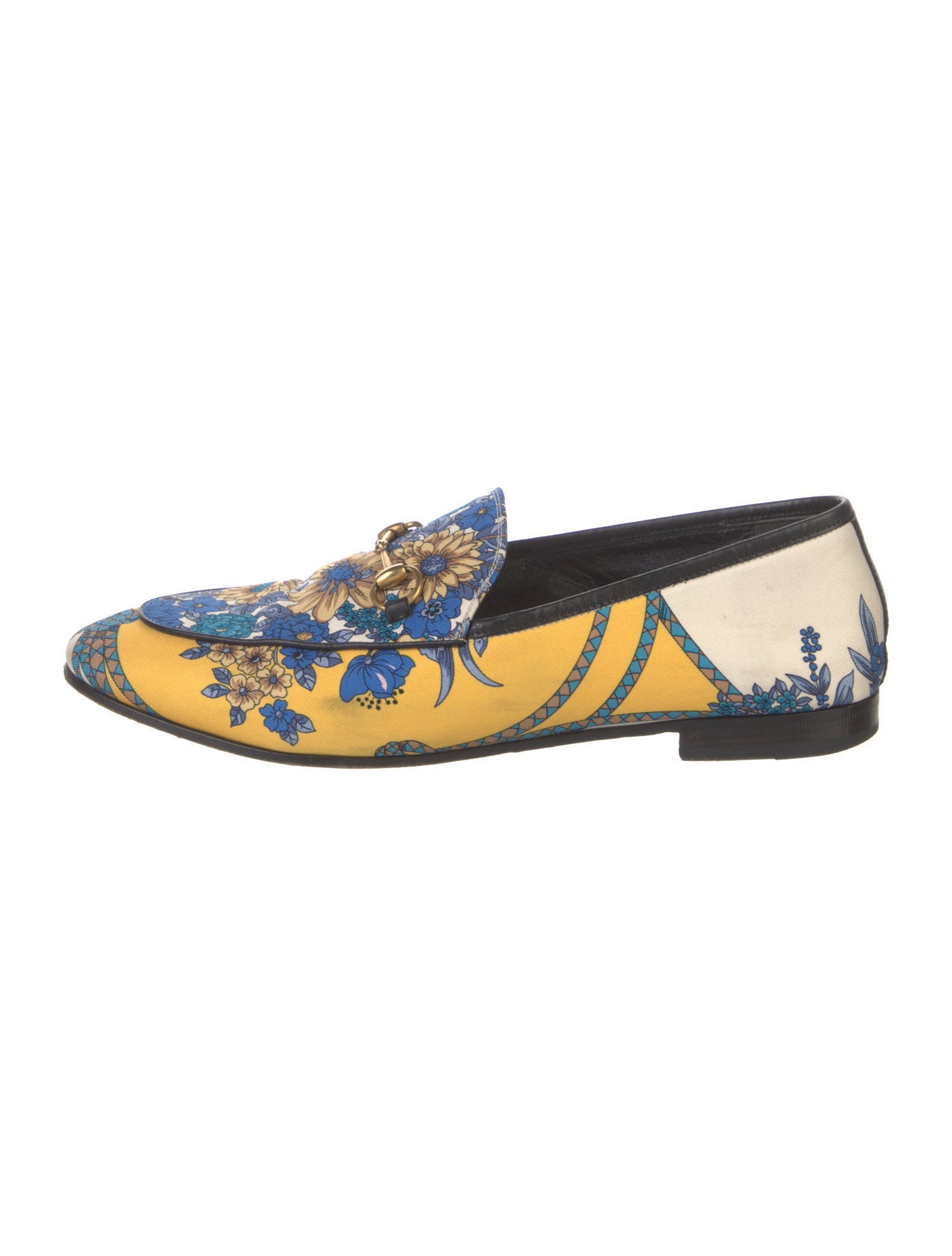 Gucci Canvas Printed Loafers